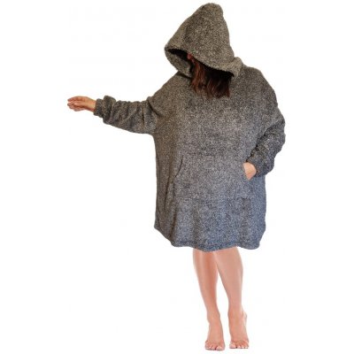 F&F 105 župan ové pončo šedé – Zboží Dáma