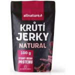 Allnature Turkey Natural jerky sušené krůtí maso 100 g – Zboží Dáma