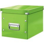 Leitz Krabice Click-N-Store WOW, čtvercová M, zelená – Zboží Živě