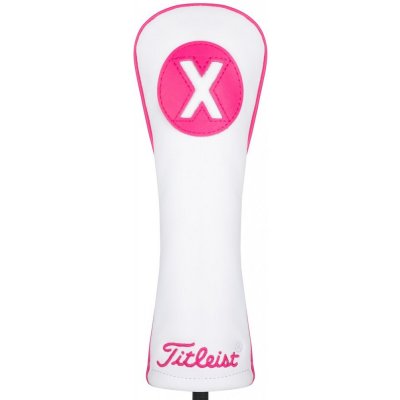 Titleist headcover Leather Pink Out Hybrid bílo růžový – Hledejceny.cz