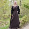 Karnevalový kostým Outfit4Events Středověký Surcot Andra svrchní bez rukávu hnědá