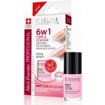 Eveline Cosmetics SOS Nail Therapy vyživující barevný lak na nehty 6v1 ROSE 5 ml – Zboží Dáma