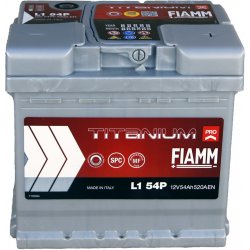 Fiamm Titanium Plus 12V 54Ah 520A L1 54P