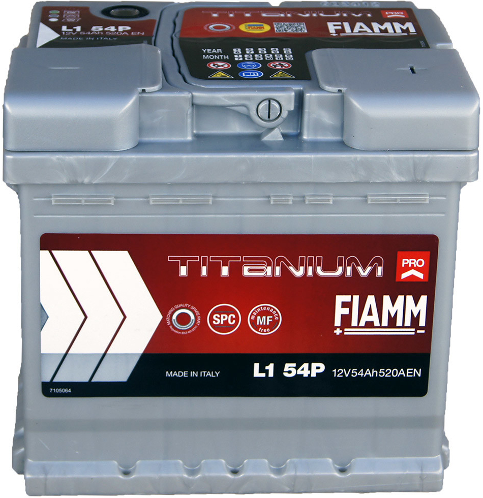 Fiamm Titanium Plus 12V 54Ah 520A L1 54P