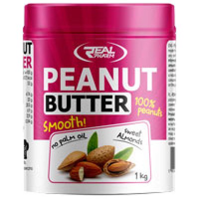 Real Pharm Peanut Butter Almond smooth 1 kg – Zboží Mobilmania