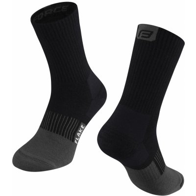Force ponožky FLAKE černo-šedé – Zboží Mobilmania