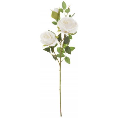 Růže s poupětem 65 cm, bílá