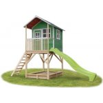 Exit zahradní cedrový domeček Loft 700 zelený – Sleviste.cz