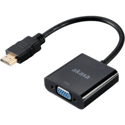 AKASA - HDMI na VGA převodník - AK-CBHD15-20BK – Hledejceny.cz