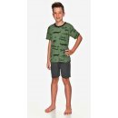 Dětské pyžamo a košilka Taro Luka 2745 chlapecké pyžamo zelená