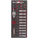 Milwaukee 4932479826 Gola sada 1/2” 10 ÷ 24 mm v pěnové vložce 28 dílů – Sleviste.cz