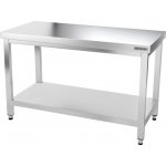 G.Gastro Nerezový pracovní stůl PREMIUM 1400 x 600 mm se spodní policí 9944 – Zboží Mobilmania