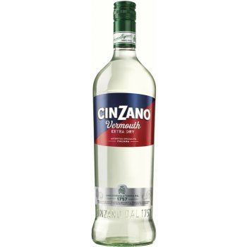 Cinzano Extra Dry 18% 1 l (holá láhev)