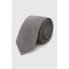 Kravata Hugo kravata ze směsi hedvábí šedá