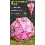 Deštník Pejsci růžový – Zboží Dáma