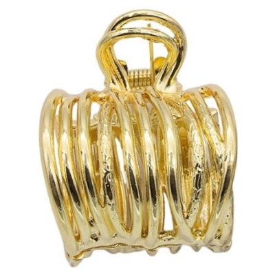 Kovová spona na cop Barva: zlatá – Zboží Dáma