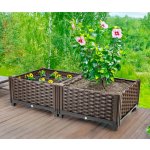 Garden King Modulární vyvýšený záhon MULTIFLEX 22 VZM95 240 x 40 x 22 cm 2 ks – Zbozi.Blesk.cz