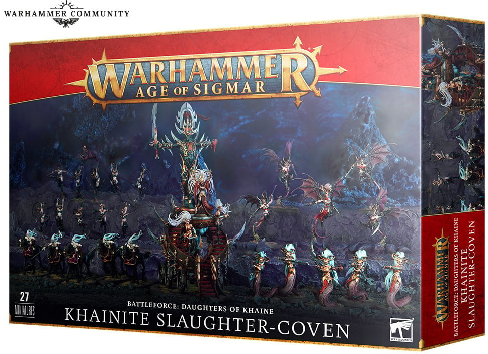 GW Warhammer Age of Sigmar Battleforce: Daughters of Khaine Khainite Slaughter-Coven