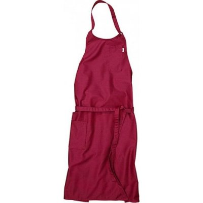 CG Workwear Someliérská nemačkavá zástěra Vittoria s malou náprsní kapsou třešňová 105x75cm CGW1135 – Hledejceny.cz