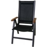 Polohovací křeslo ASS Comfort černá+stříbrná – Zboží Mobilmania