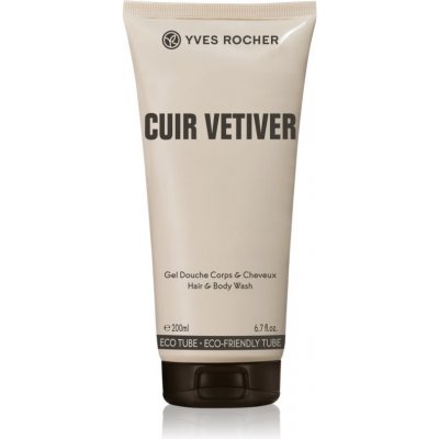 Yves Rocher Cuir Vétiver sprchový gel 200 ml