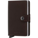 Secrid Kožená peněženka Miniwallet Original Dark Brown tmavě hnědá – Sleviste.cz