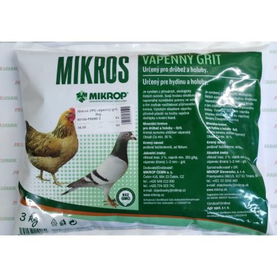 Mikros VPC vápenný grit 3 kg