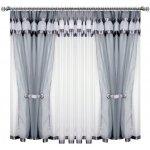 BytoTex Voálová kusová záclona se závěsem Alena šedá 400x150 cm – Hledejceny.cz