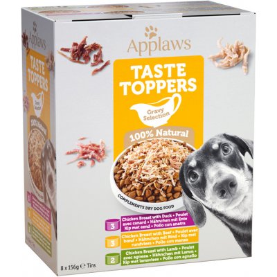 Applaws Dog Taste Toppers Gravy Kuřecí s dýní 12 x 85 g – Hledejceny.cz