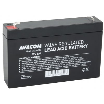 AVACOM 6V 8Ah PBAV-6V008-F2A