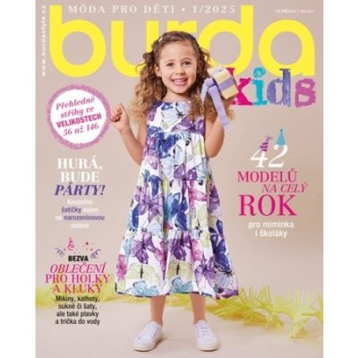 Speciál Burda Kids Jaro-Léto 2025 pro děti ve vel. 56-146 - NOVINKA 1/2025 – Zboží Dáma