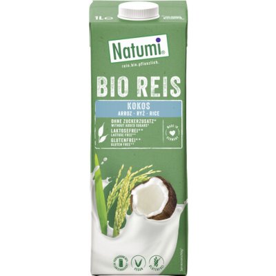 Natumi BIO Rýžovo-kokosový nápoj Bez cukru 1 l – Zboží Dáma