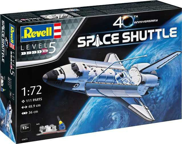 Revell Gift-Set vesmír 05673 Space Shuttle 40th Anniversary 1:72