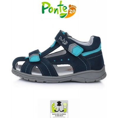 Ponte kožené sandálky DA05-1-892L Royal Blue