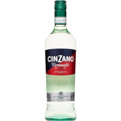 Cinzano Vermouth Extra Dry 18% 0,75 l (holá láhev) – Zboží Dáma