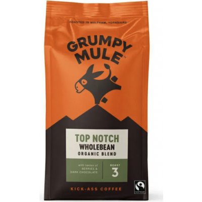 Grumpy Mule BIO Top Notch káva Arabica zrnková 0,2 kg – Hledejceny.cz