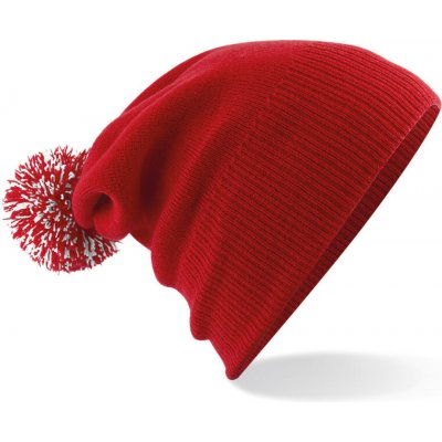 Beechfield Čepice Snowstar B 450 classic red-white – Hledejceny.cz