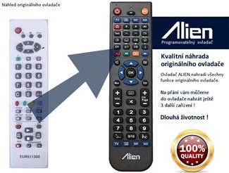 Dálkový ovladač Alien Panasonic EUR511300