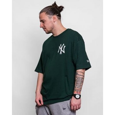 Triko New Era Heritage Back Print Oversized Tee New York Yankees Oceanside  Blue / Off White - Snapbacks