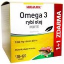 Walmark Omega 3 rybí olej Forte 120 + 120 tablet