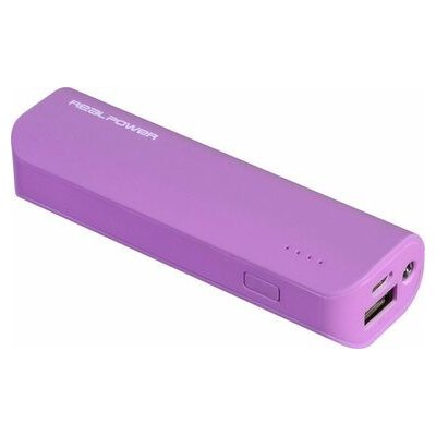 RealPower PB-2600 2600 mAh fialová – Zbozi.Blesk.cz