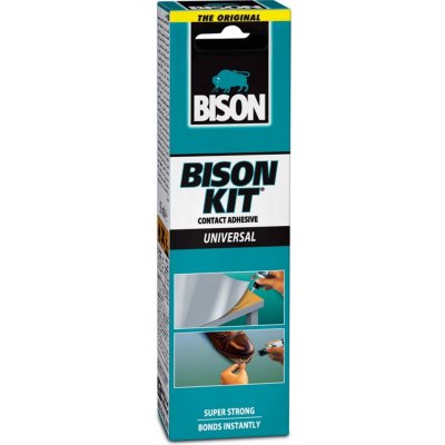 BISON BISON KIT TRANSPARENT čiré kontaktní lepidlo BIS35807 55 ml – Zboží Dáma