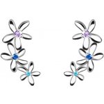 Preciosa stříbrné Fresh kytičky s kubickou zirkonií 5345 70 – Zboží Dáma