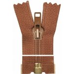 Spirálový zip, dělitelný - 65cm - hnědý - WICO - BALENÍ 10 ks – Hledejceny.cz
