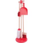 Bigjigs úklidový hrací set červený – Zboží Dáma