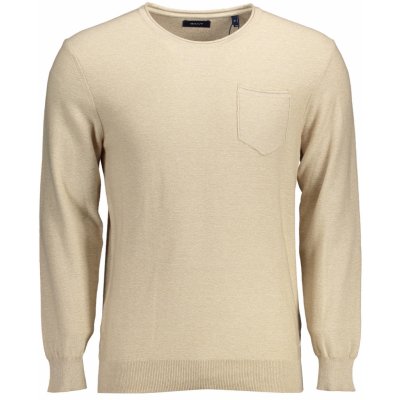 Gant svetr pánský beige – Zboží Mobilmania