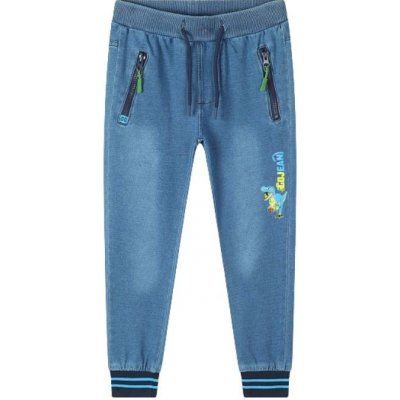 Kugo Chlapecké teplákové rifle FK0232 modré – Zboží Dáma