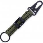 Dongguan Brighten Paracordová klíčenka s otvírákem a karabinou Barva paracordu armádní zelená – Zboží Dáma