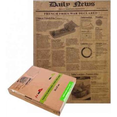 gastro obaly, s.r.o. Papír potravinářský přířez hnědý nepromastitelný 28x34cm – Hledejceny.cz