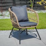 PATIO Zahradní křeslo z technorattanu Danielle Beige 47130 – Hledejceny.cz